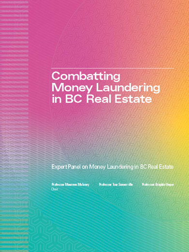 Combatting Money Laundering in BC Real Estate